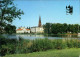 Ansichtskarte Schwerin Burgsee Mit Kirchturmspitze Im Hintergrund 1985 - Schwerin