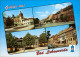 Ansichtskarte Bad Liebenwerda Median-Klinik, Haus, Straßen, Schwimmhalle 1995 - Bad Liebenwerda