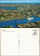 Ansichtskarte Hamburg Panorama Vom Hafen Richtung Stadt 1985 - Other & Unclassified