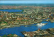 Ansichtskarte Hamburg Panorama Vom Hafen Richtung Stadt 1985 - Other & Unclassified