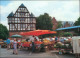 Ansichtskarte Gießen Wochenmarkt Mit Neuem Schloss 1990 - Giessen