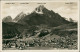 Mittenwald Panorama Des Ortes Mit Bergnamen, Gebirge, Alpen Berge 1936 - Mittenwald