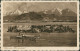 Chiemsee Chiemsee, Schiff Dampfer Passiert Herreninsel, Alpen Fernansicht 1920 - Chiemgauer Alpen