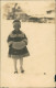 Winter (Schnee/Eis) Stimmungsbild Foto Mit Kind Mädchen 1926 Privatfoto - Portraits