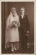 Hochzeitspaar Hochzeit (Atelier-Foto Germania, Velbert) 1920 Privatfoto - Couples