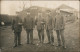 Foto  Soldaten Vor Der Krankensammelstelle - WK1 1916 Privatfoto - War 1914-18