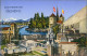 Ansichtskarte Genf Genève Bauwerke - Stadt Künstlerkarte Collage 1918 - Other & Unclassified