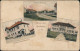 Reichenau Sachsen Bogatynia 3 Bild: Oberdorf, Klinik, Restaurant Gambrinus 1909 - Schlesien