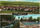 Groß Rhüden-Seesen Mehrbild-AK Gesamtansicht, Schwimmbad Und Brücke 1965 - Seesen