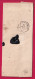 N°4 BLEU FONCE GRILLE BELLEME ORNE POUR MORTAGNE SUR HUISNE LETTRE - 1849-1876: Période Classique