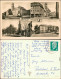 Ansichtskarte Geyer Rathaus, Markt, St. Laurentiuskirche, Schule 1963 - Geyer