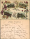 CPA Lyon Stadtansichten - Blumenornament 1922  - Other & Unclassified