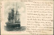 Ansichtskarte  Segelboot - A Training Ship 1901  - Voiliers