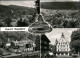 Kipsdorf-Altenberg (Erzgebirge) HOG "Tellkoppe", Erholungsheim, Panorama 1981 - Kipsdorf