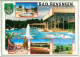 Ansichtskarte Bad Bevensen Schwimmbad, Park, Bimmelbahn 1995 - Bad Bevensen