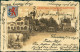 Grafenberg-Düsseldorf 2 Bild: Jägerhaus - Heraldik Steindruck 1908  - Düsseldorf