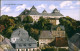 Augustusburg Erzgebirge Panorama-Ansicht, Wohnhäuser, Burg Fernblick 1928 - Augustusburg