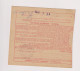 YUGOSLAVIA, KRIZE NA GORENJSKEM 1928  Parcel Card - Cartas & Documentos