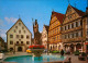 Ansichtskarte Bad Mergentheim Markt Mit Milchlingsbrunnen Und Rathaus 1995 - Bad Mergentheim