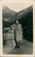 Fotokunst Frau In Wanderkleidung Posiert Vor Bergen 1940 Privatfoto - Personen