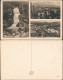 Postcard Giersdorf Podgórzyn 3 Bild Wasserfall, Stadt 1925 - Schlesien