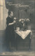 Ansichtskarte  Glückwunsch & Segen Konfirmation Mädchen Religion 1910 - Autres & Non Classés