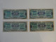 Billets De 100 Francs 1944/45 Verso FRANCE Série 10 Et Série 6. Lot De 4 - 1945 Verso Francia