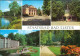 Bad Elster Wandelhalle Gondelteich, Kurtheater, Marienquelle, HO-Badecafé G1981 - Bad Elster