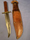 Rare WW2 Australia US Commander Fighting Knife W Sheath-Levensons Radio Sydney - Armes Blanches