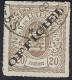 Luxembourg - Luxemburg - Timbre - Armoiries  1875  20c. *    Officiel   Certifié     Michel 5 IA   VC. 75,- - 1859-1880 Wappen & Heraldik