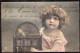 Argentina - 1904 - Children - Colorized - Little Girl Holding A Birdcage - Portraits