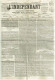 16 CHARENTE MARITIME Journal L'Indépendant Du 24/12/1850  Droit Fiscal/postal + PP De 1 C X 2 + Journal Complet TTB - Estrees Saint Denis