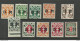 Germany Danzig 1921/1922 - 10 Dienstmarken Duty Tax, Unused *(*) NB! Catalogue Numbers Written At Back Side! - Servizio