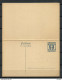 Germany Deutschland DANZIG Ca 1920 Ganzsache 30 Pf Stationery Mit Antwortteil Ungebraucht/sauber - Entiers Postaux