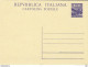 C.P. Lire 8 "Democratica" N. C 134 - Nuova - Stamped Stationery