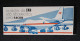 Billet D' Avion 1972 TAP Air Portugal Publicité Sacor Essence Pétrol Plane Ticket Pub Fuel Gasoline Petroleum - Europe