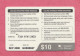 Singapore- Singtel Worldcard - Singapore Telecom. Used Phone Card By 10 Dollars, Exp. Sept.2000. - Singapore
