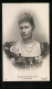 AK Königin Louise Von Dänemark Mit Blumengeschmücktem Dekolletee  - Royal Families