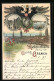 Lithographie Bremen, Bundesfest Des Deutschen Radfahrerbundes 1897, Velo Fahrrad  - Other & Unclassified