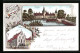 Lithographie Anholt, Rathaus, Idyll Am Schloss  - Andere & Zonder Classificatie