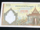 Delcampe - Cambodia Kingdom Banknotes #16D-500 Riels 1956-1 Pcs Aunc Very Rare-number-6854 - Cambodge