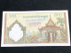 Delcampe - Cambodia Kingdom Banknotes #16B-500 Riels 1956-1 Pcs Aunc Very Rare-number-4756 - Kambodscha