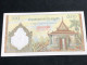 Cambodia Kingdom Banknotes #16B-500 Riels 1956-1 Pcs Aunc Very Rare-number-4914 - Cambodge