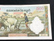 Cambodia Kingdom Banknotes #16B-500 Riels 1956-1 Pcs Aunc Very Rare-number-4981 - Cambodge