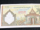 Delcampe - Cambodia Kingdom Banknotes #16B-500 Riels 1956-1 Pcs Aunc Very Rare-number-4981 - Cambogia
