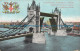 R103478 Tower Bridge. From South. London. Showing Tower Of London And Custom Hou - Autres & Non Classés