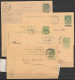 Lot De 5 CP EP Càd BERTRIX, LIBIN, NEUFCHATEAU, EREZEE, ST-HUBERT Entre 1897 Et 1914 - Cartes Postales 1871-1909