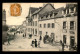 29 - BRIGNOGAN - RUE DE LA GARE ET LE GRAND HOTEL PENANROS - CARTE TAXEE - Brignogan-Plage