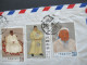 Delcampe - Rep. China Taiwan 1962 Altchinesische Gemälde Aus Dem Palastmuseum Mi.Nr.470 / 473 MiF Luftpost Stempel Taipeh - Lettres & Documents