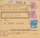 Paketkarte 1948: Holzheim Nach Haar, Wertpaketkarte - Cartas & Documentos